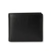 Obsidian Slim Leather Wallet Black
