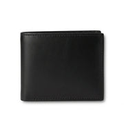 Obsidian Slim Leather Wallet Black